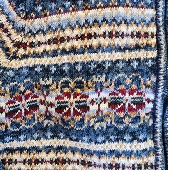 Tiara International Vintage Snow Flaked Pattern Sweater Women's Size Medium - Picture 13 of 16